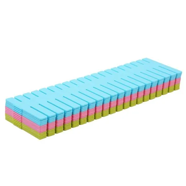 1164 Plastic Grid Drawer Divider Household Storage Strips (Pack of 8)