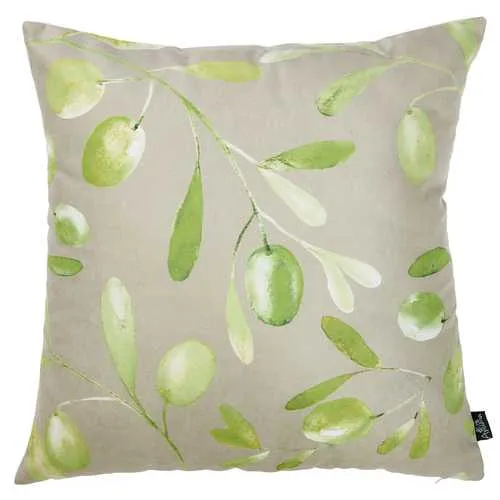 18"x18" Olive Olives Decorative Throw Pillow Cover Printed