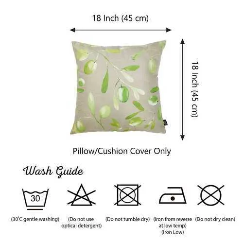 18"x18" Olive Olives Decorative Throw Pillow Cover Printed