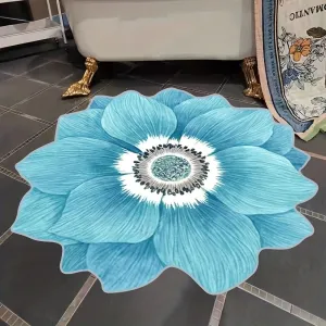 3D Shaped Flower Floor Mat: A Soft and Stylish Addition to Any Living Space