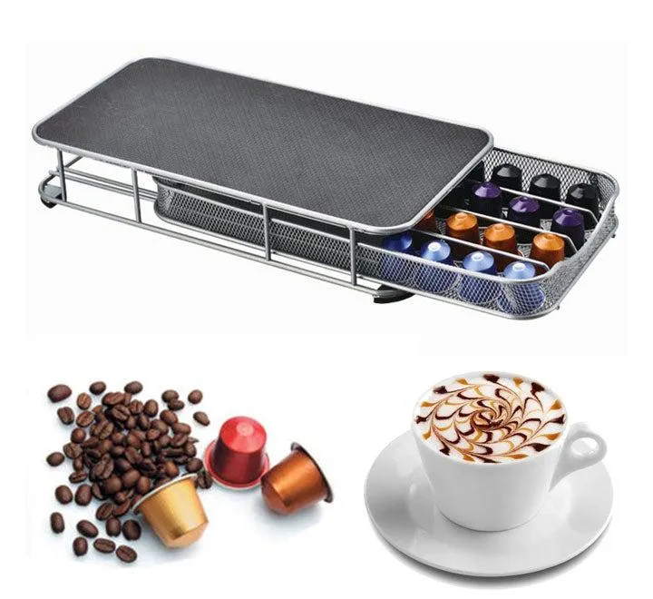 40 Coffee Capsules Pod Holder Rack