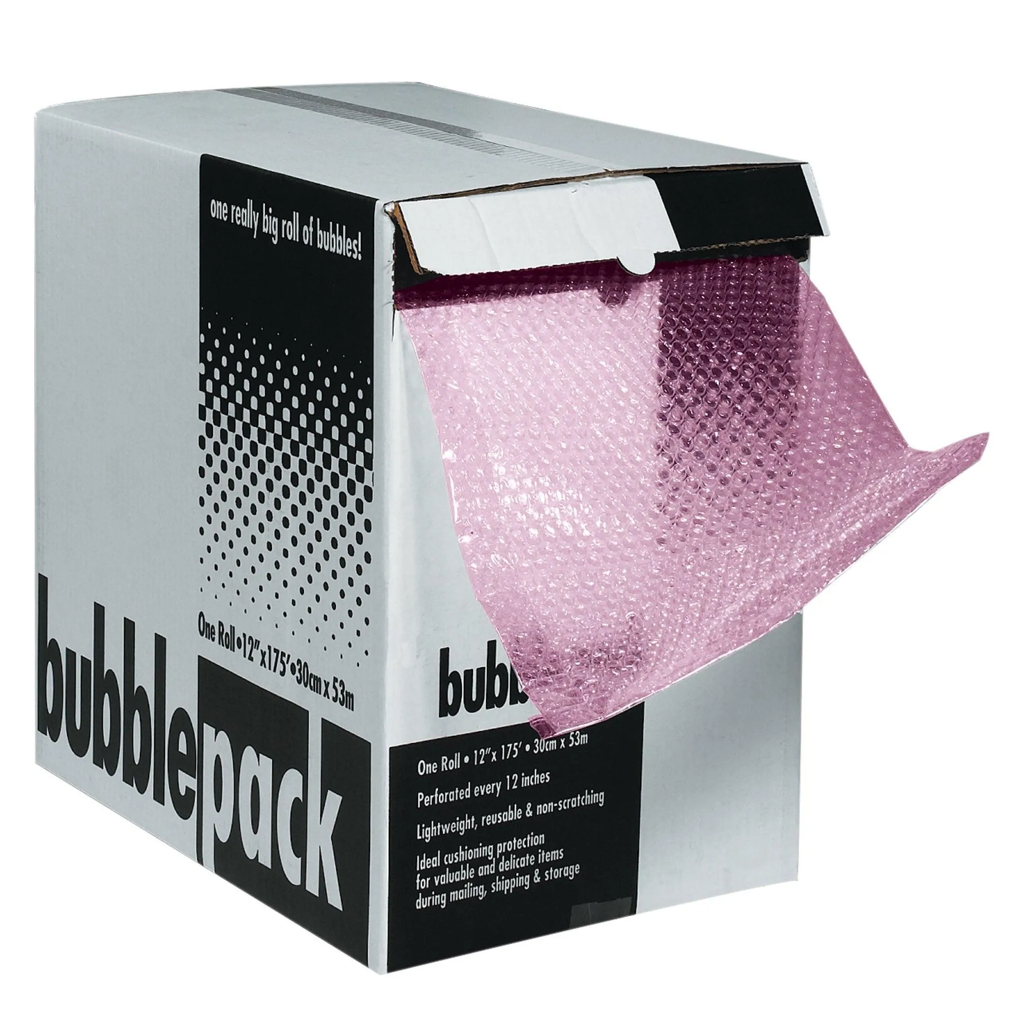 5/16" x 12" x 100' Anti-Static Bubble Dispenser Pack