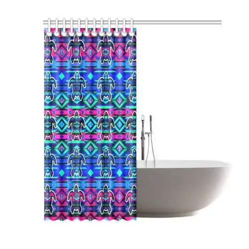 Adobe Sunset Turtle Shower Curtain 60"x72"