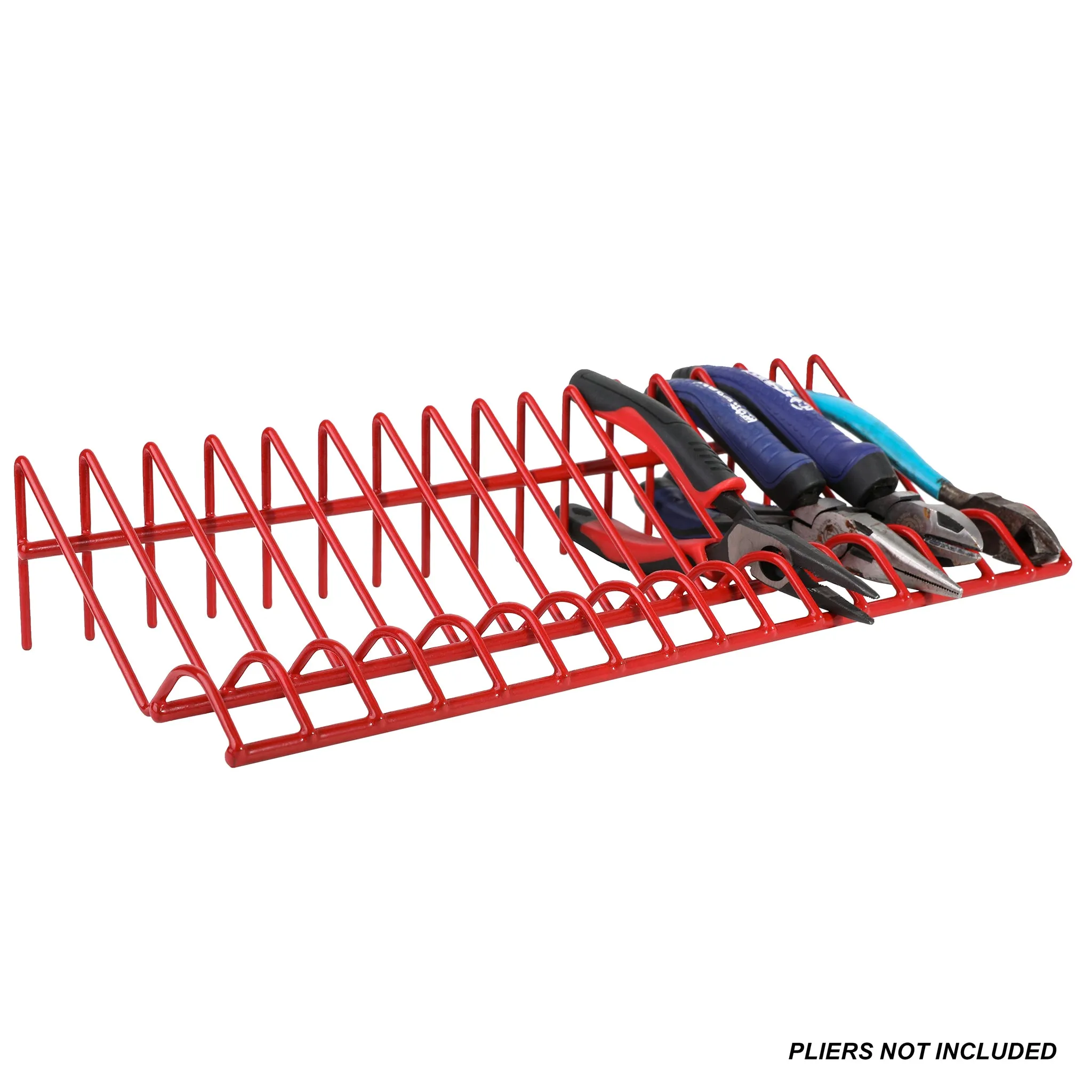 ARES 62005 - 2-Piece Red 16 Slot Plier Rack Set