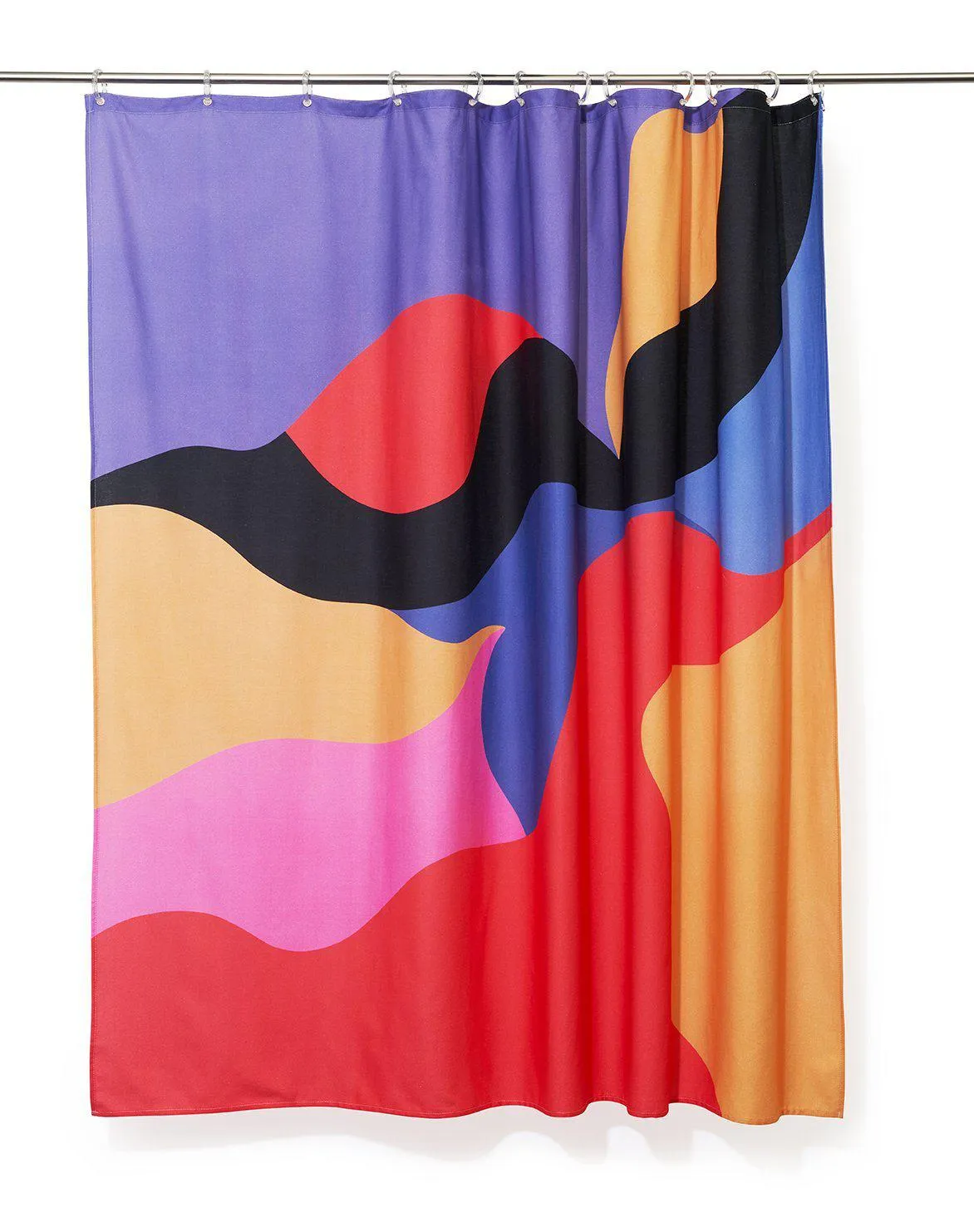 Artist Cotton Shower Curtain "Kite" by Katja Sandström