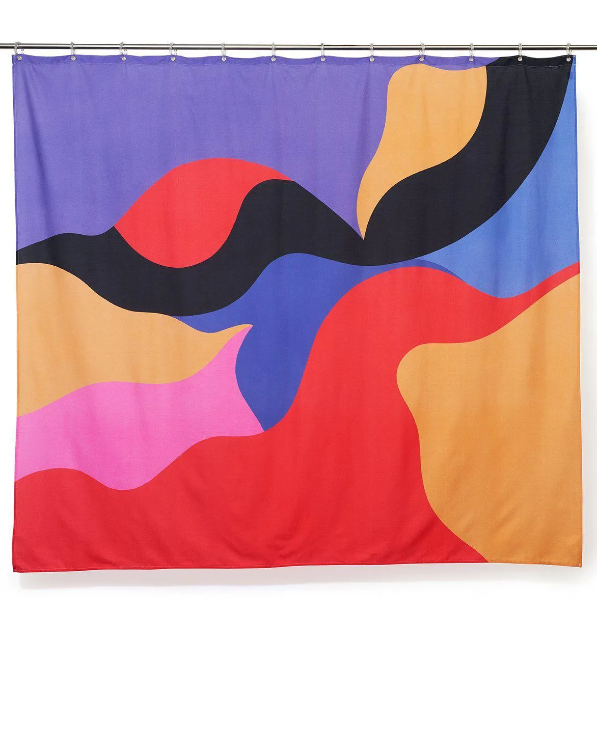 Artist Cotton Shower Curtain "Kite" by Katja Sandström