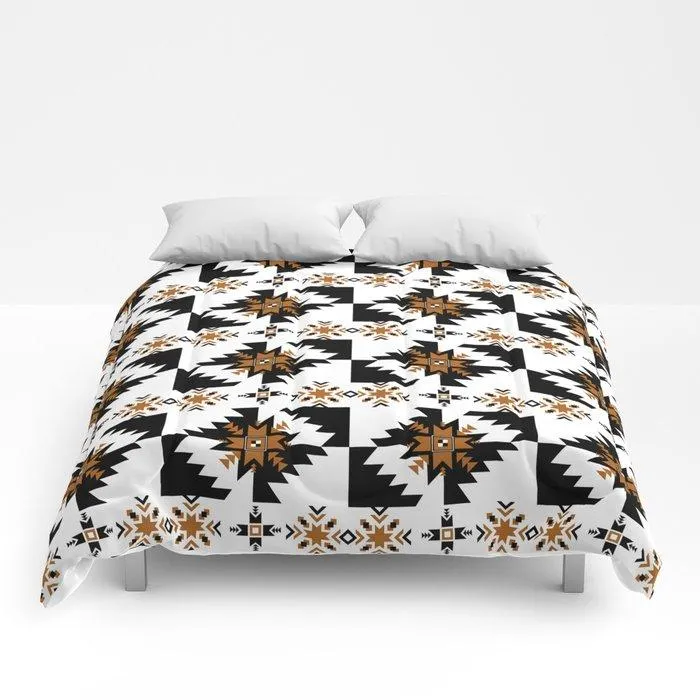 Aztec Golden Tribal Bespoke Comforters