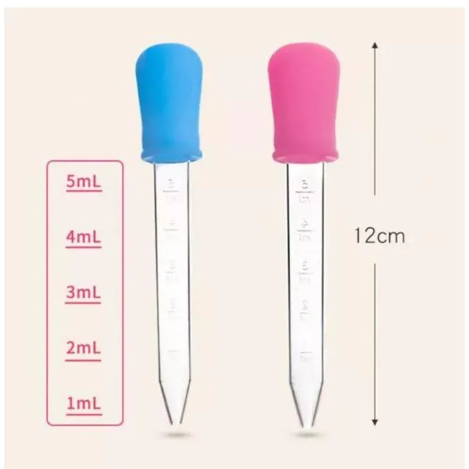 Baby Liquid Medicine Dispenser or Food Silicone Pipettes