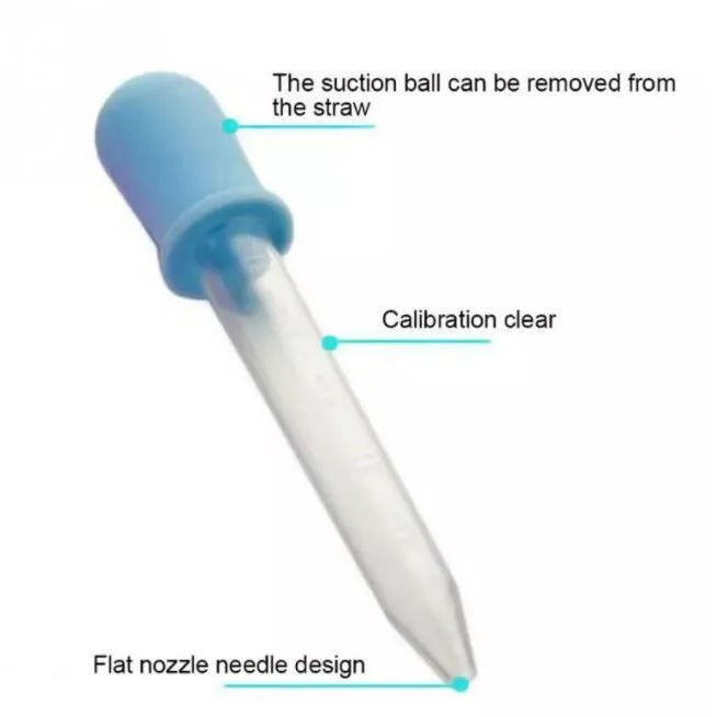 Baby Liquid Medicine Dispenser or Food Silicone Pipettes