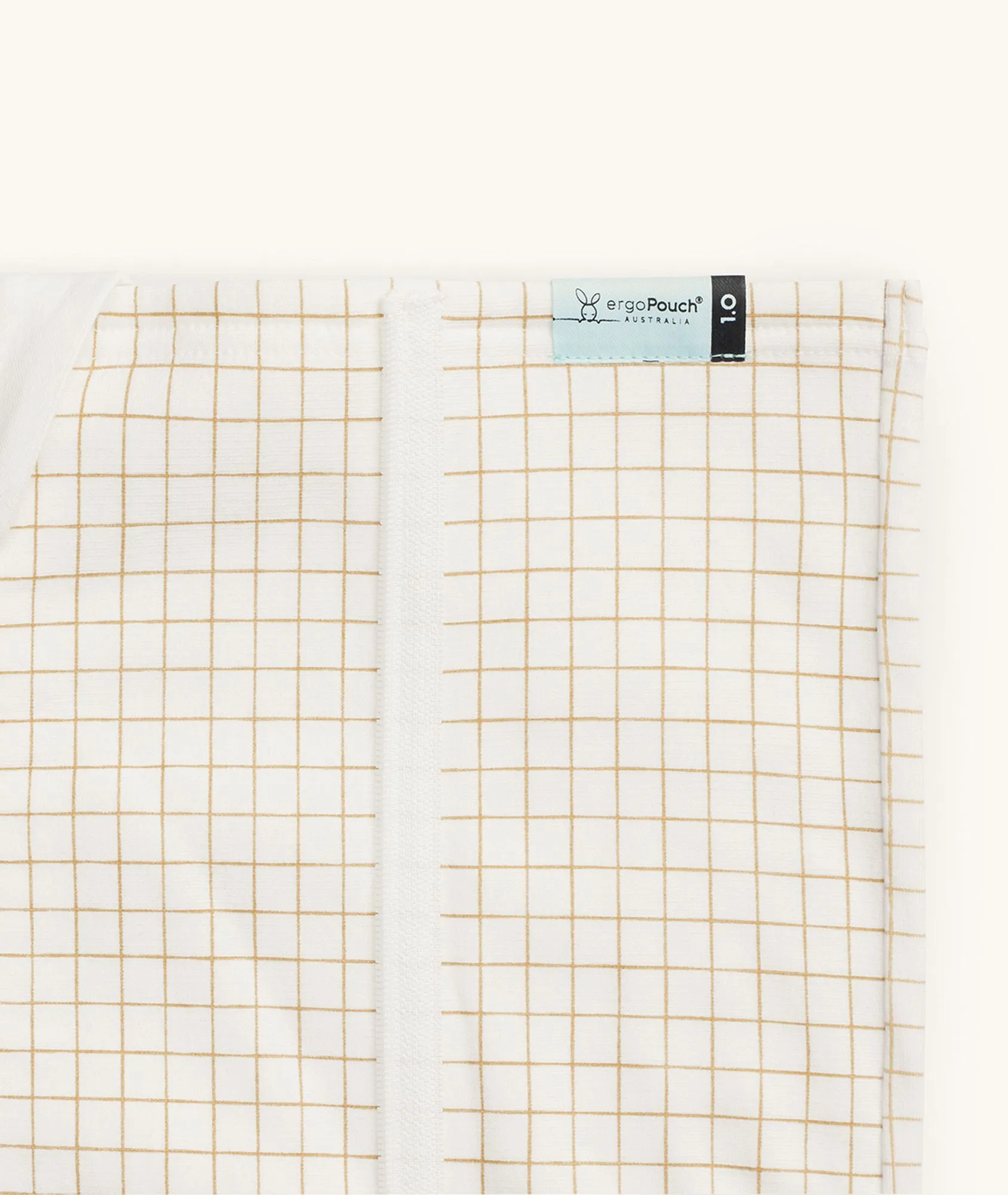 Baby Tuck Sheet Caramel Grid