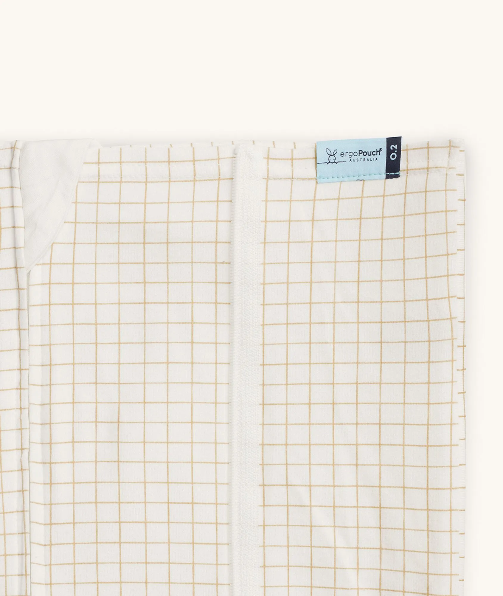 Baby Tuck Sheet Caramel Grid