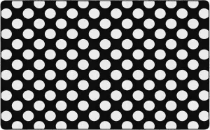 Black & White Polka Dot Area Rug | Schoolgirl Style