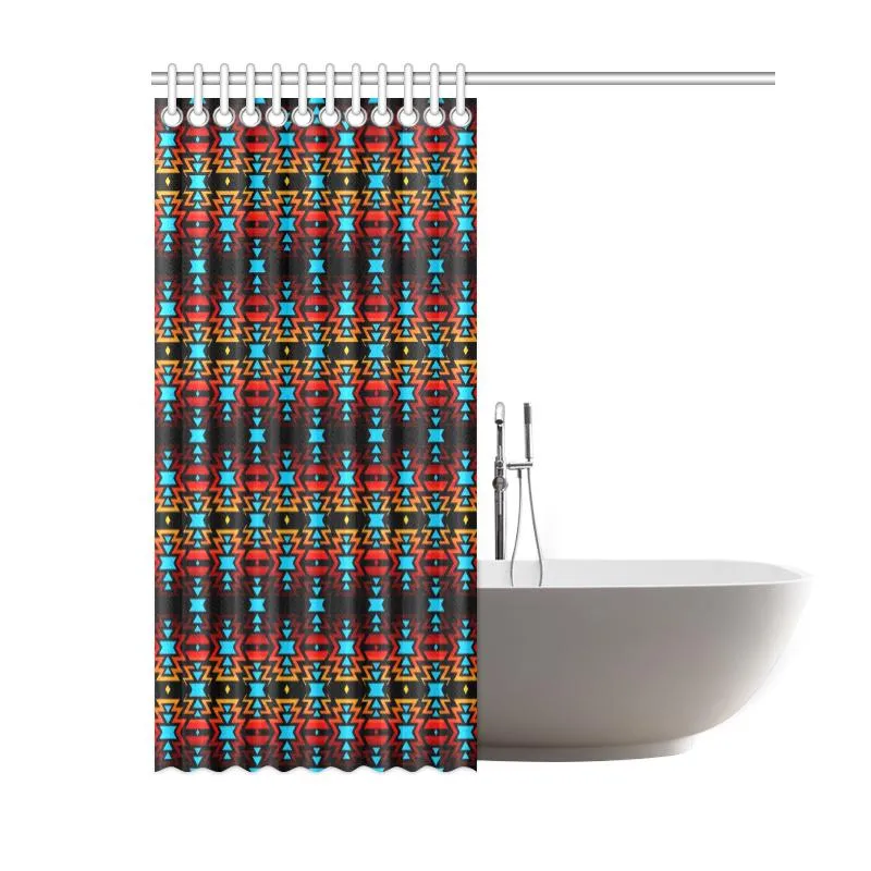 BlackFire7 Shower Curtain 60"x72"