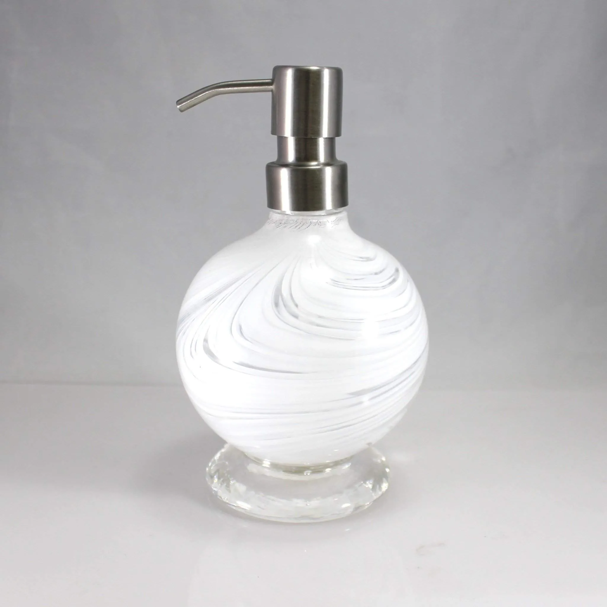 Blown Glass Soap Dispensers - Reusable Everyday Elegance