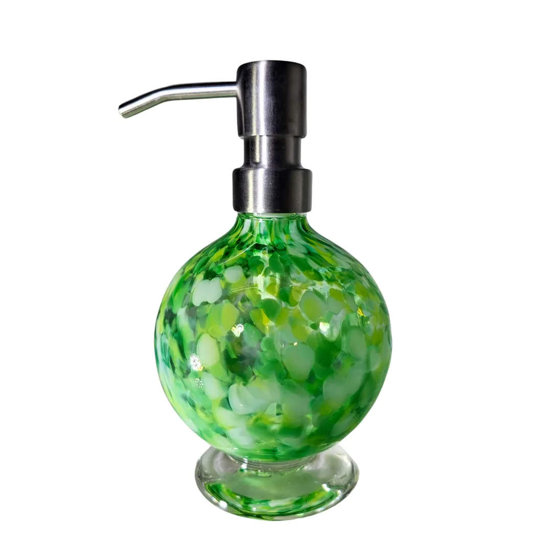 Blown Glass Soap Dispensers - Reusable Everyday Elegance