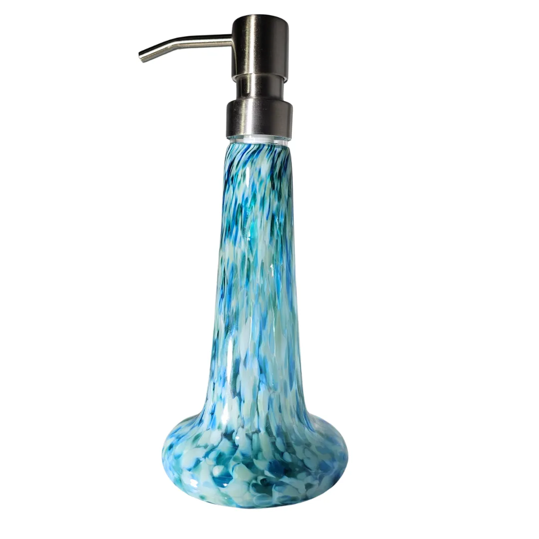 Blown Glass Soap Dispensers - Reusable Everyday Elegance