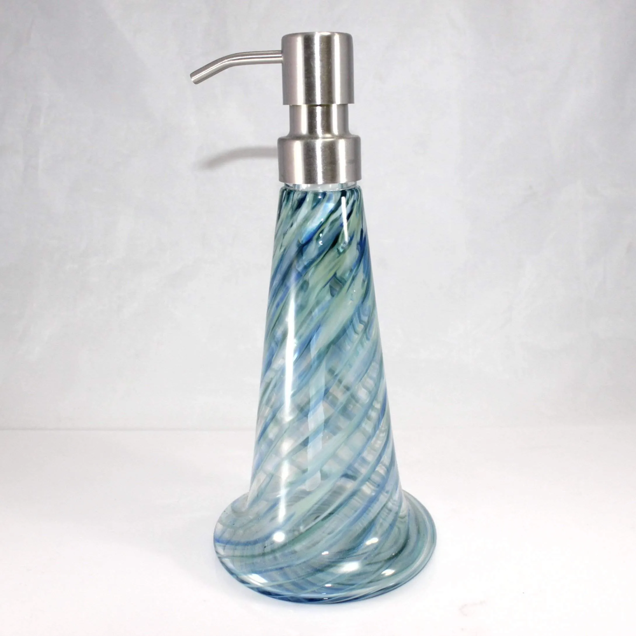 Blown Glass Soap Dispensers - Reusable Everyday Elegance