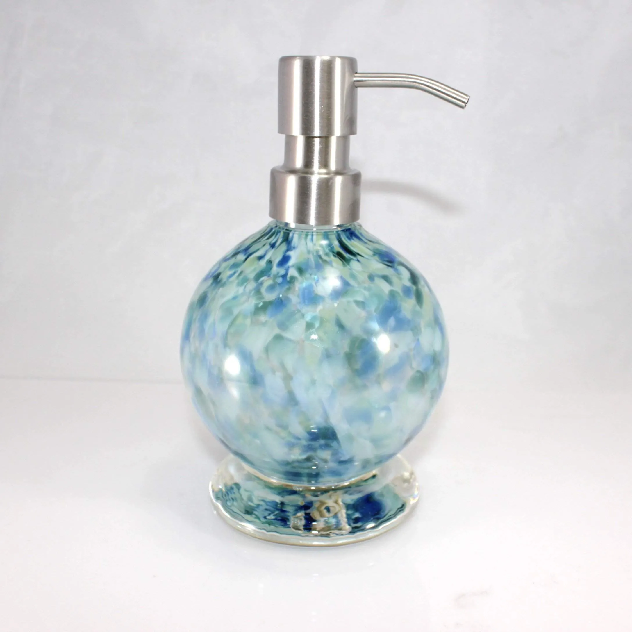 Blown Glass Soap Dispensers - Reusable Everyday Elegance