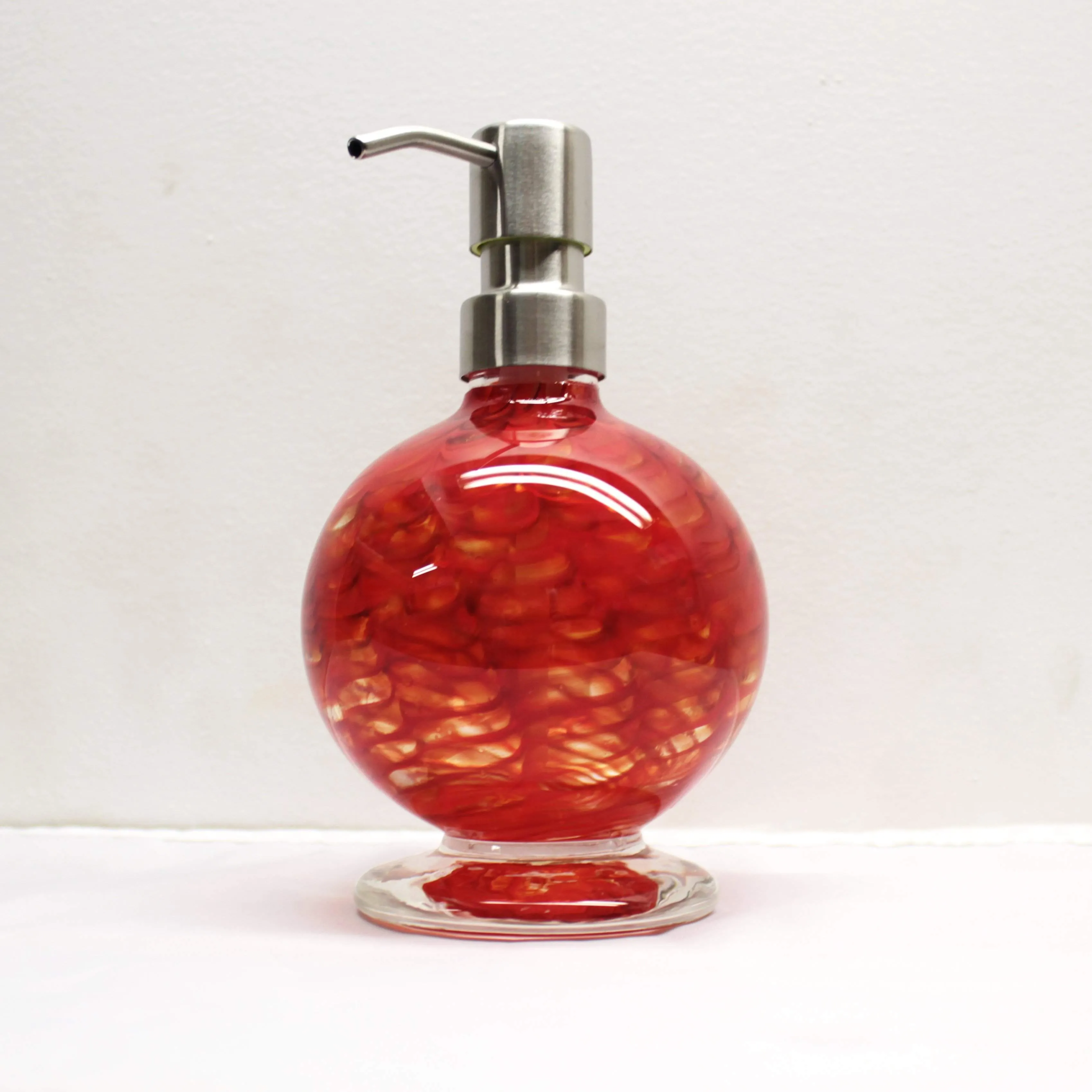 Blown Glass Soap Dispensers - Reusable Everyday Elegance