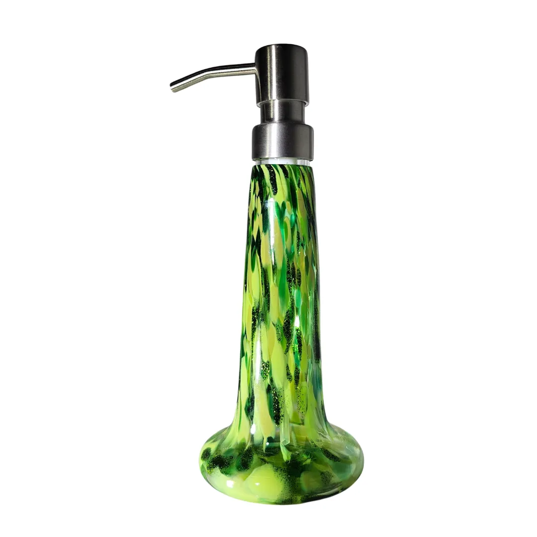 Blown Glass Soap Dispensers - Reusable Everyday Elegance