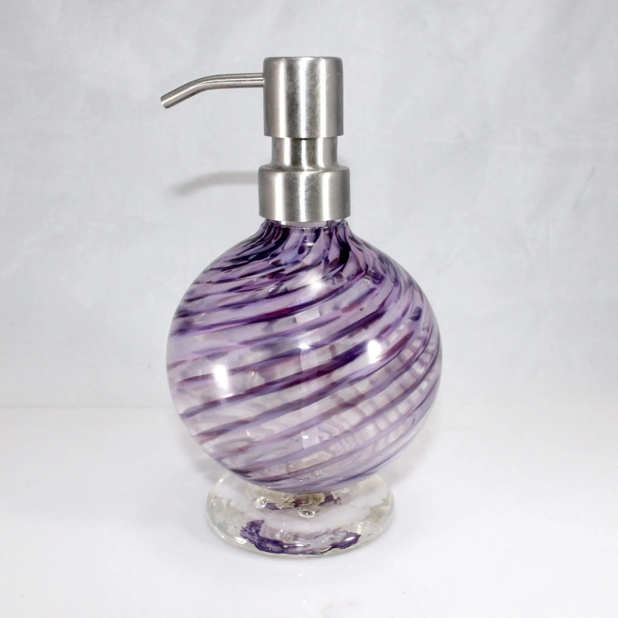 Blown Glass Soap Dispensers - Reusable Everyday Elegance