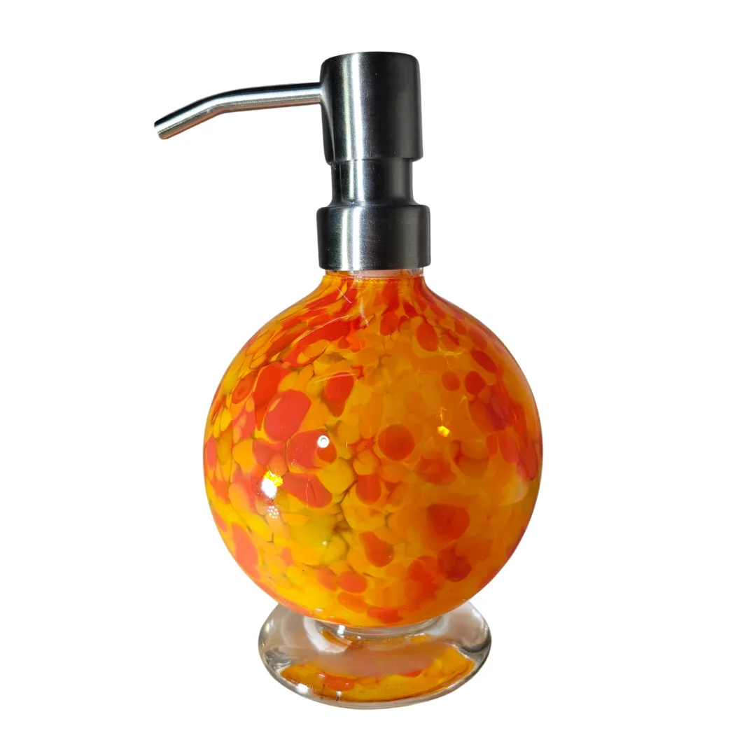 Blown Glass Soap Dispensers - Reusable Everyday Elegance