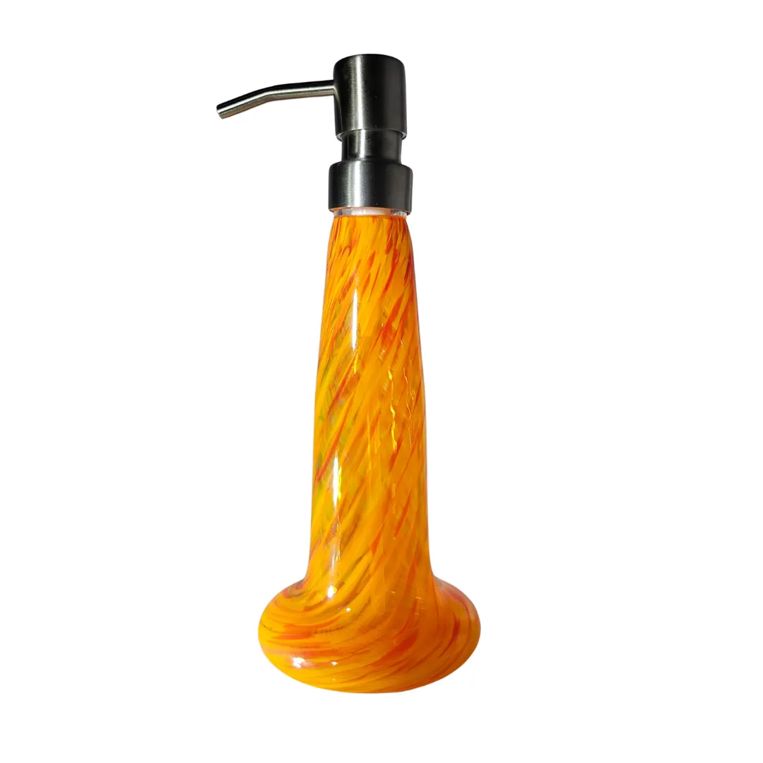 Blown Glass Soap Dispensers - Reusable Everyday Elegance