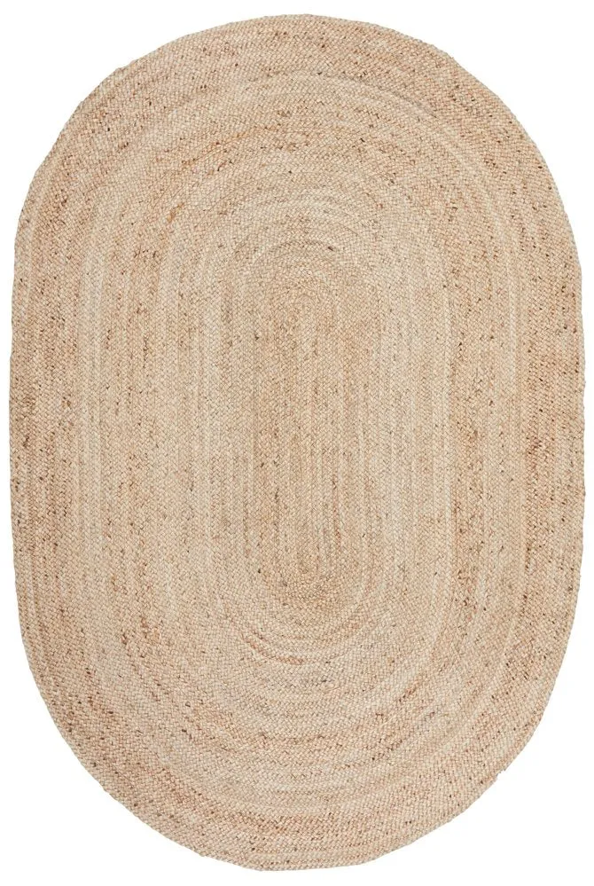 Bondi Oval Rug (Natural) by Rug Culture