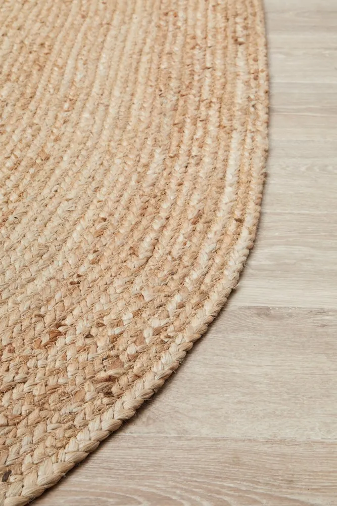 Bondi Oval Rug (Natural) by Rug Culture