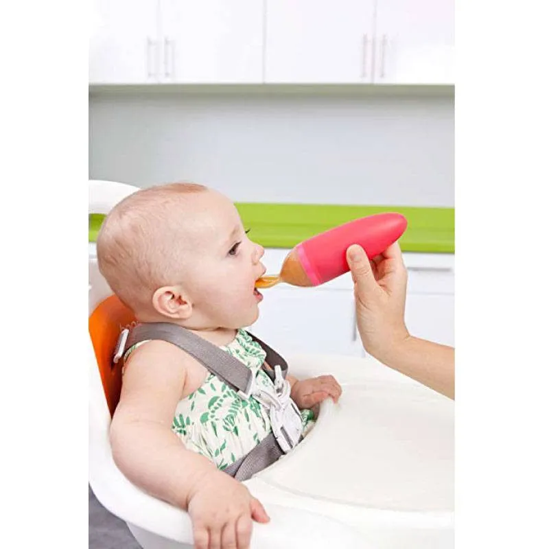 Boon Squirt Baby Food Dispensing Spoon - Orange