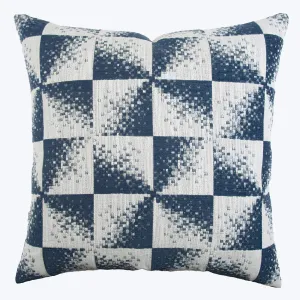 Checkmate Indoor/Outdoor Pillow, Navy