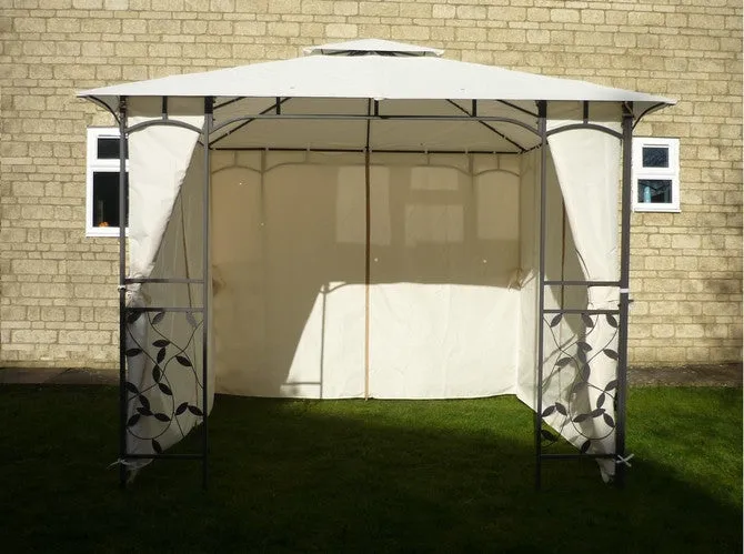 CLEARANCE - Side Panel Set for 3m x 3m Homebase Lucca Patio Gazebo - Set of 4