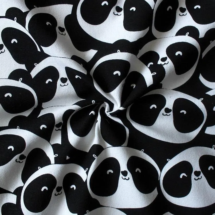 Cotton Black Panda Free Size Apron Pack of 1