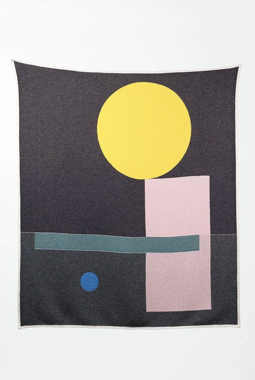 Cotton Blanket & Throw "Bauhaused 6" by Sophie Probst