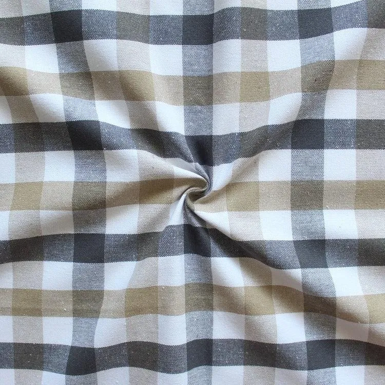 Cotton Lanfranki Grey Check Free Size Apron Pack Of 1