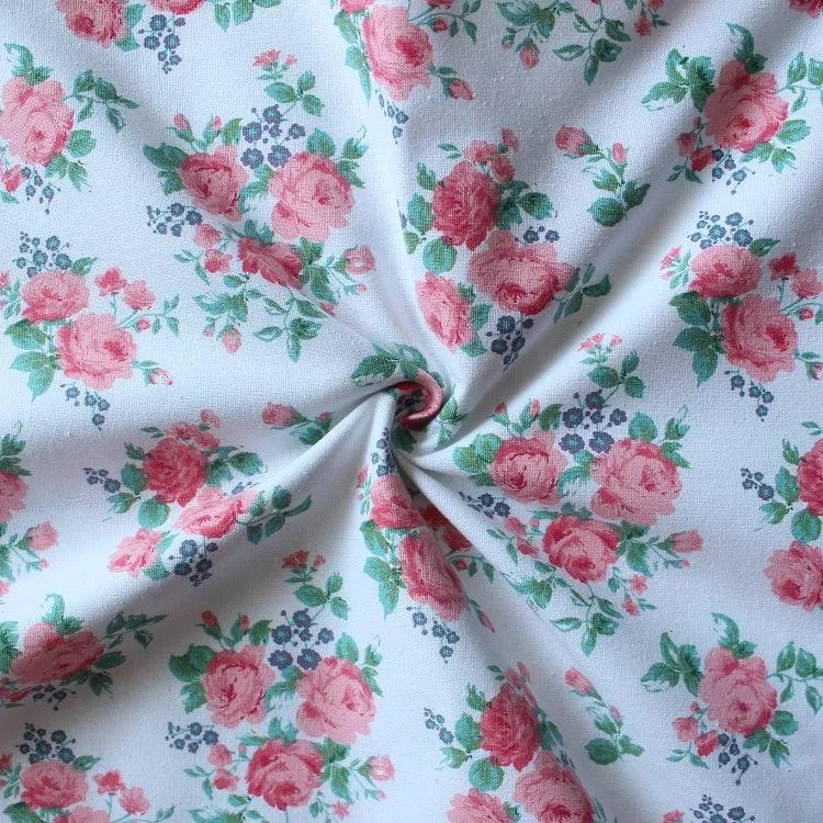 Cotton Small Pink Rose Flower Free Size Apron Pack of 1