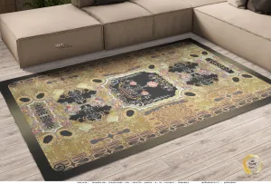 Decorative Floral Area Rug Available in 3 sizes | D20002