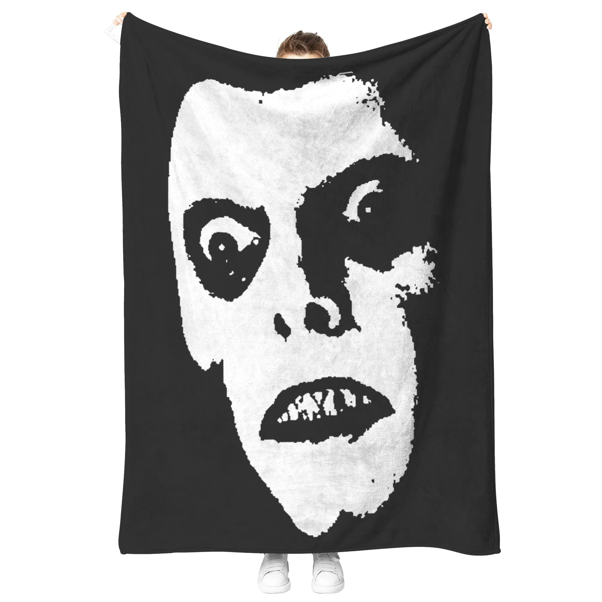 Demonic Horror Spirit Fleece Blanket