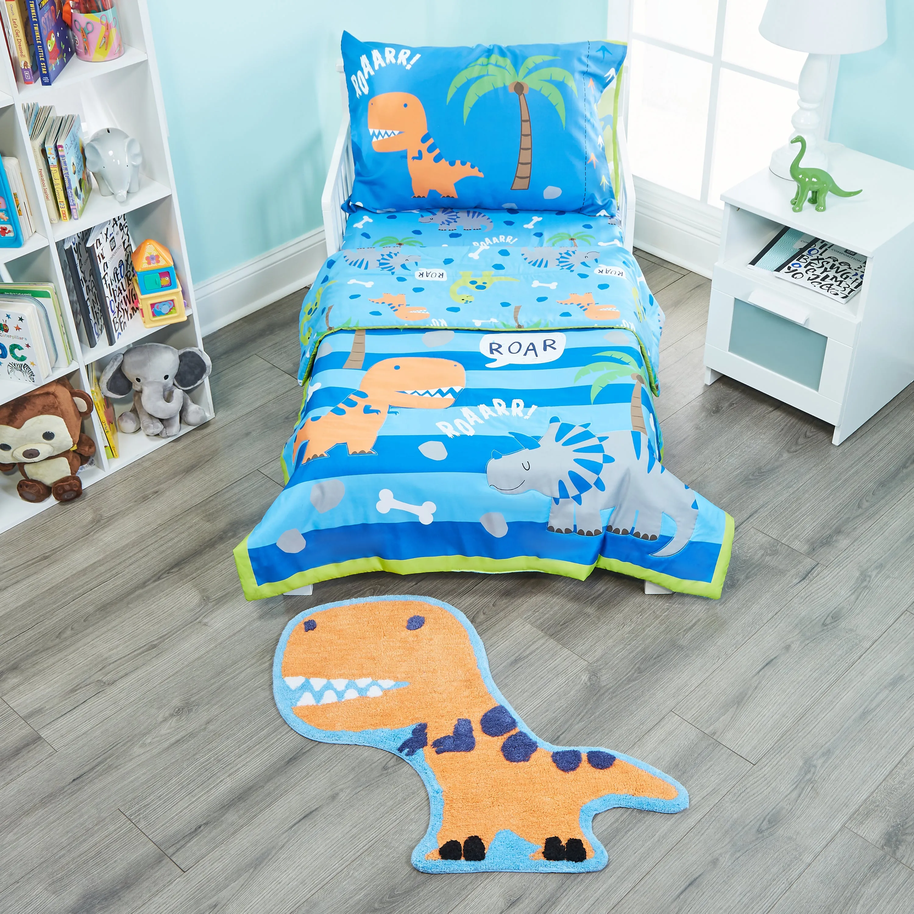 Dinosaur Bedroom or Bathroom Rug - 30x20 in