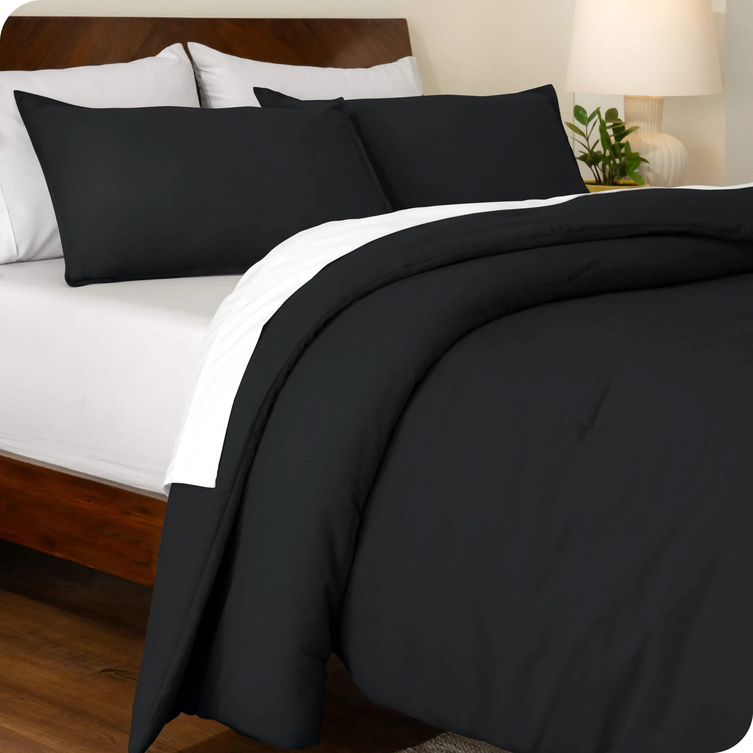 Down Alternative Track Stitch Comforter Set