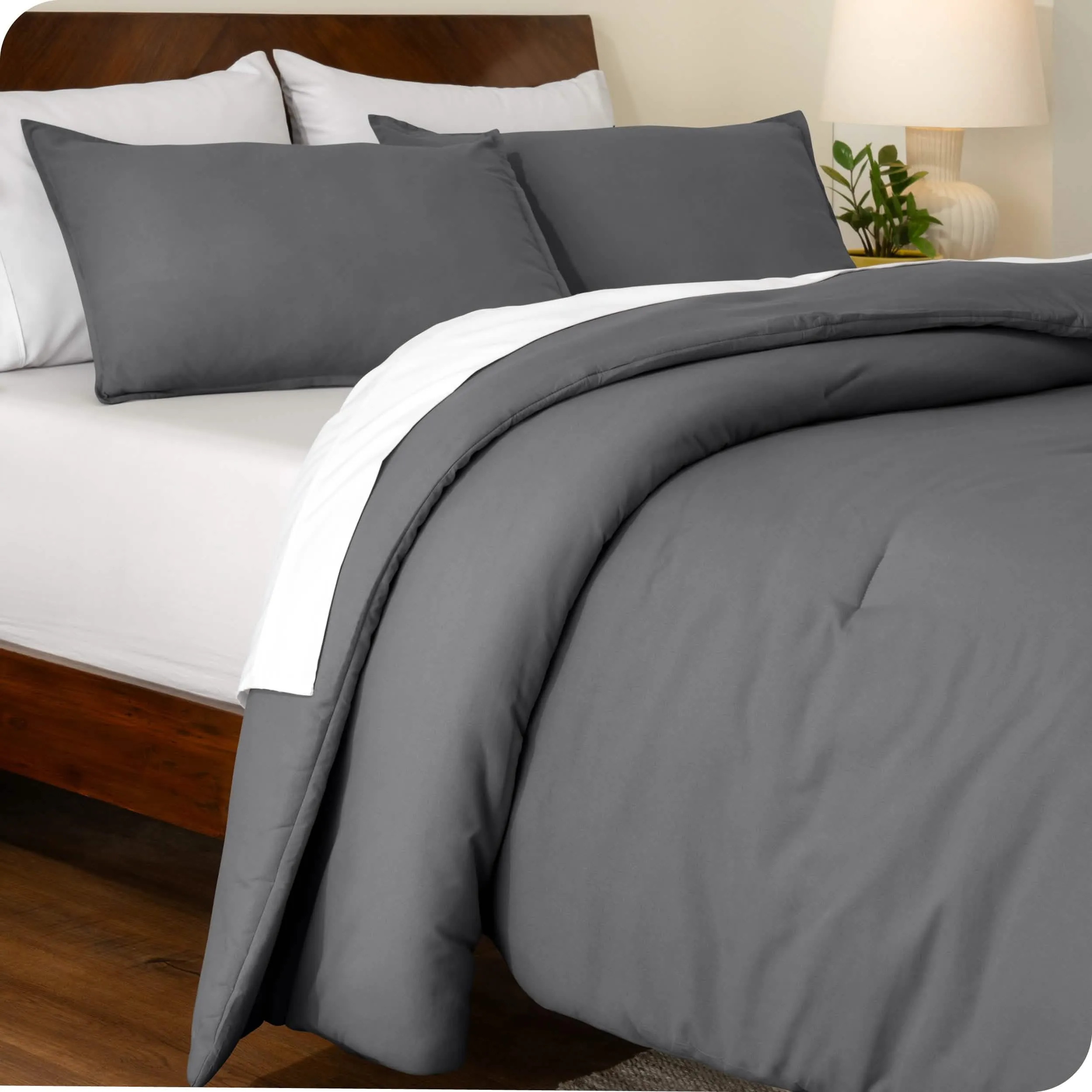 Down Alternative Track Stitch Comforter Set