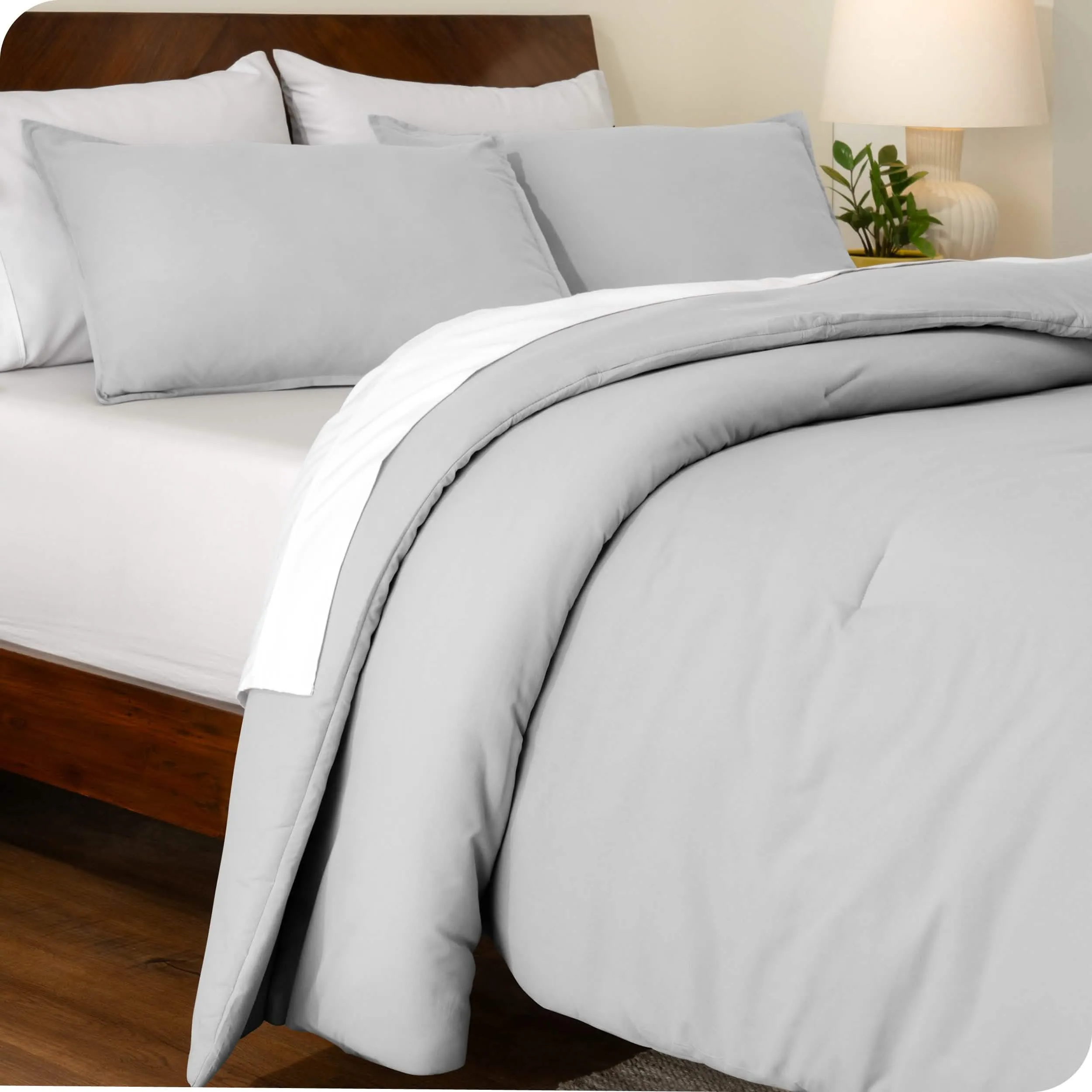 Down Alternative Track Stitch Comforter Set