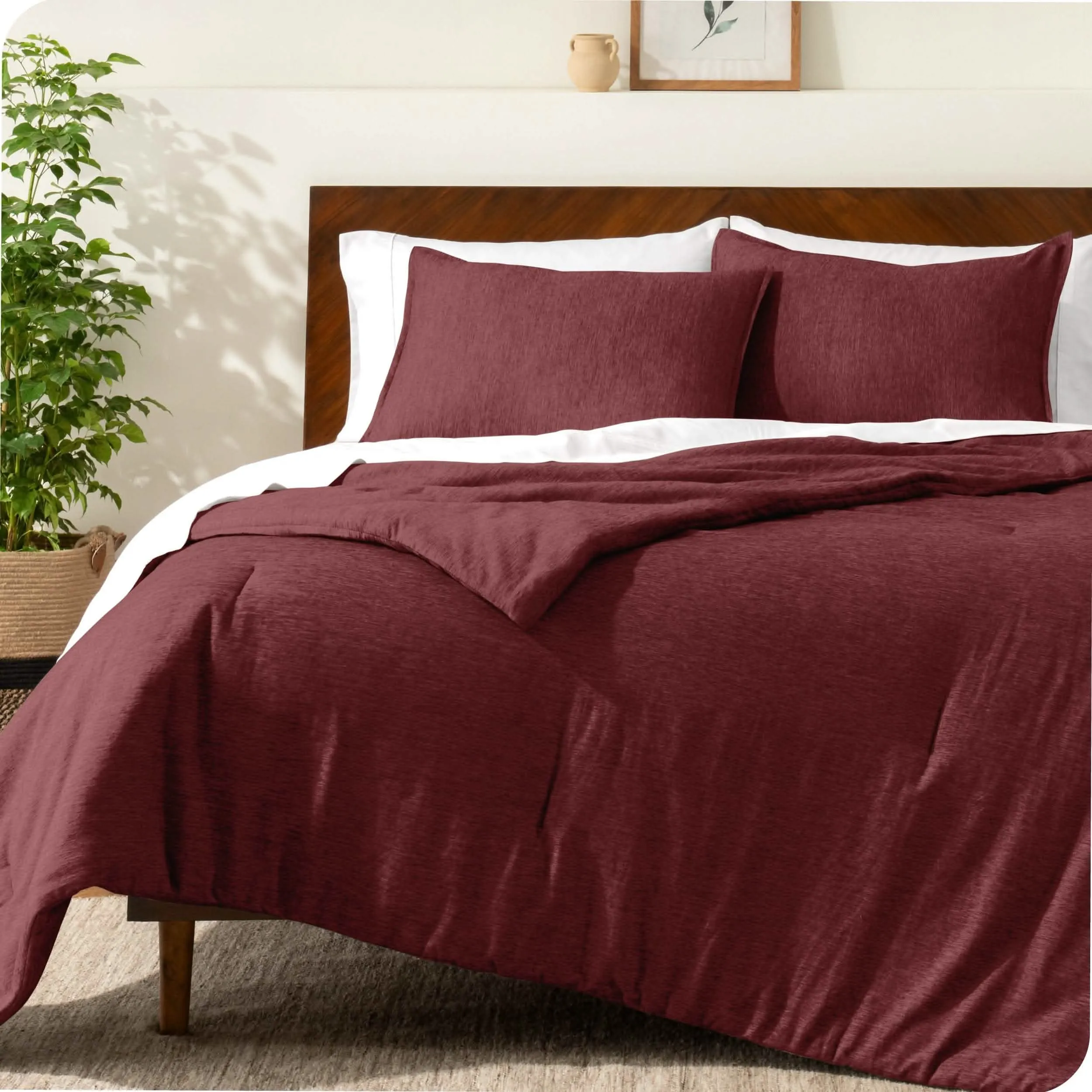 Down Alternative Track Stitch Comforter Set