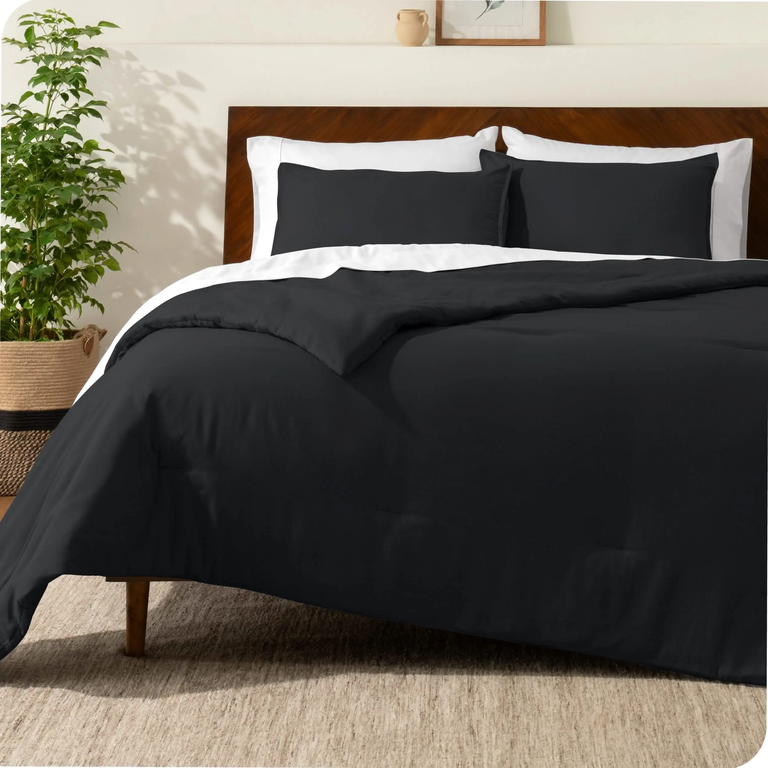 Down Alternative Track Stitch Comforter Set