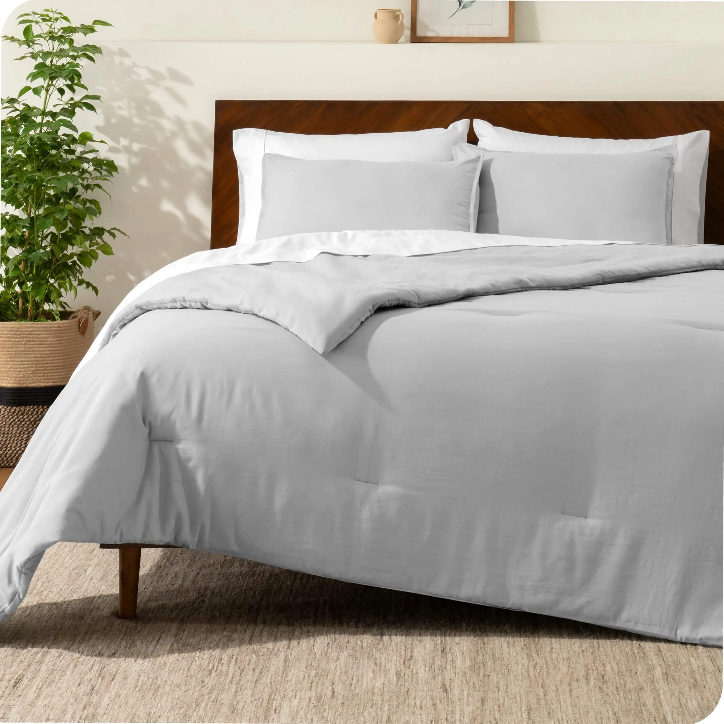 Down Alternative Track Stitch Comforter Set