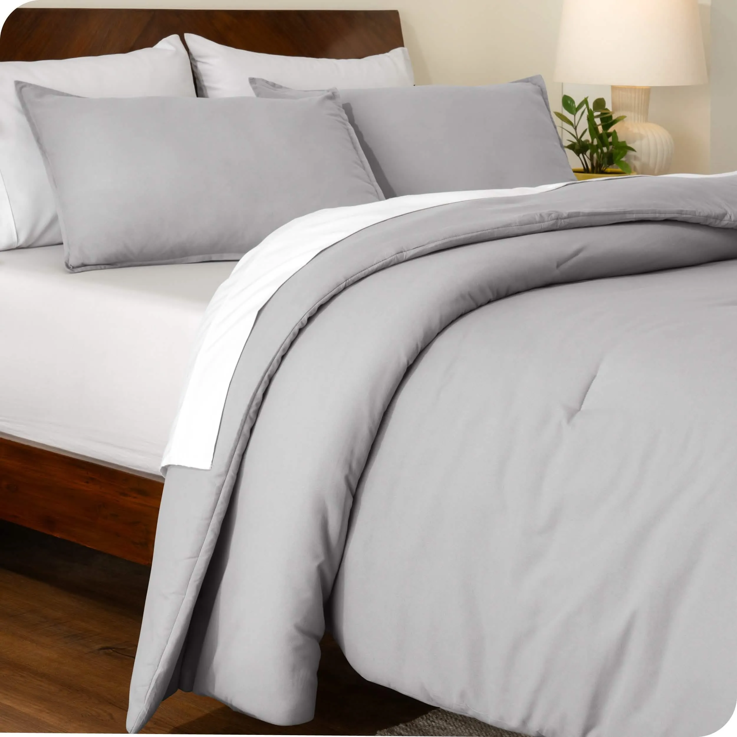 Down Alternative Track Stitch Comforter Set