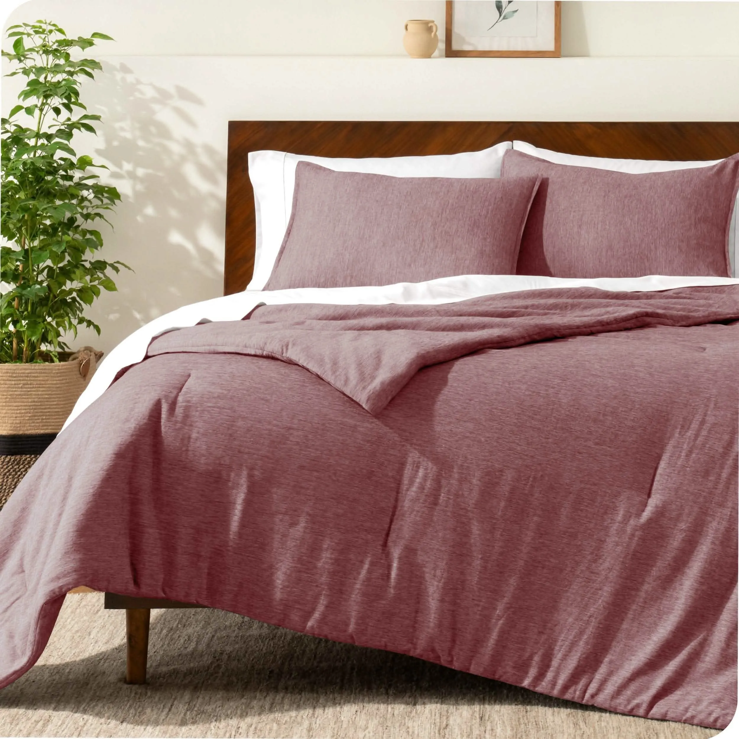 Down Alternative Track Stitch Comforter Set