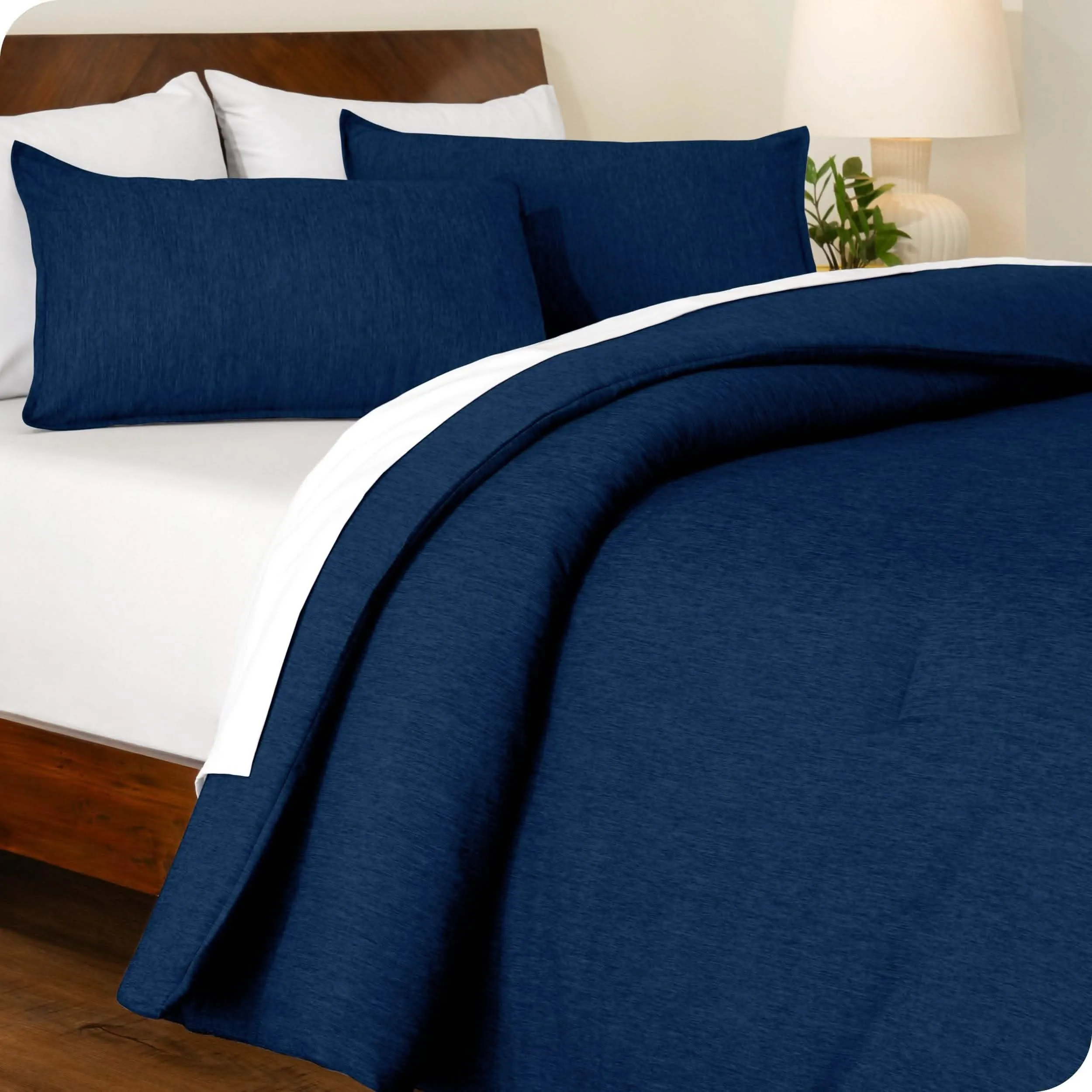 Down Alternative Track Stitch Comforter Set