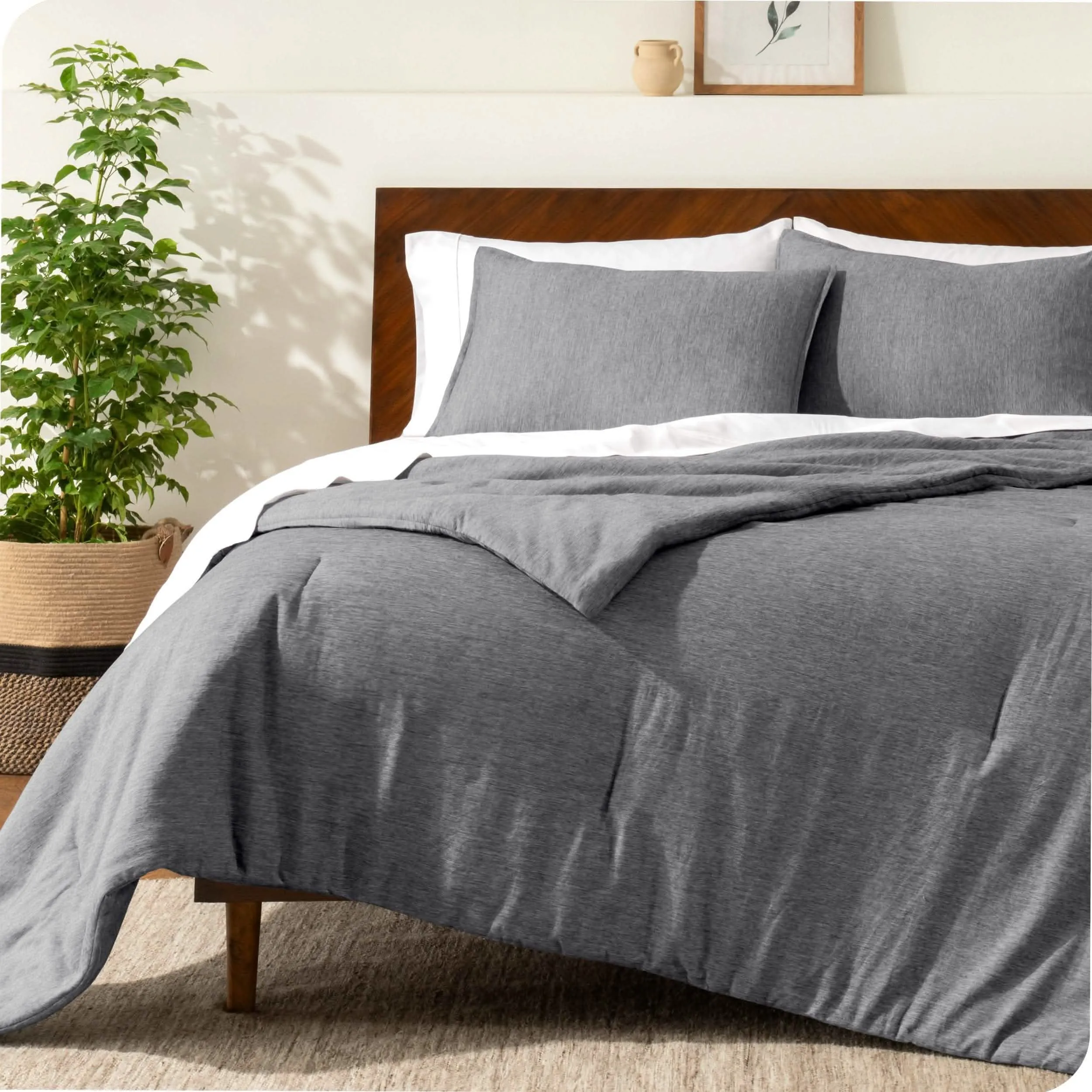 Down Alternative Track Stitch Comforter Set