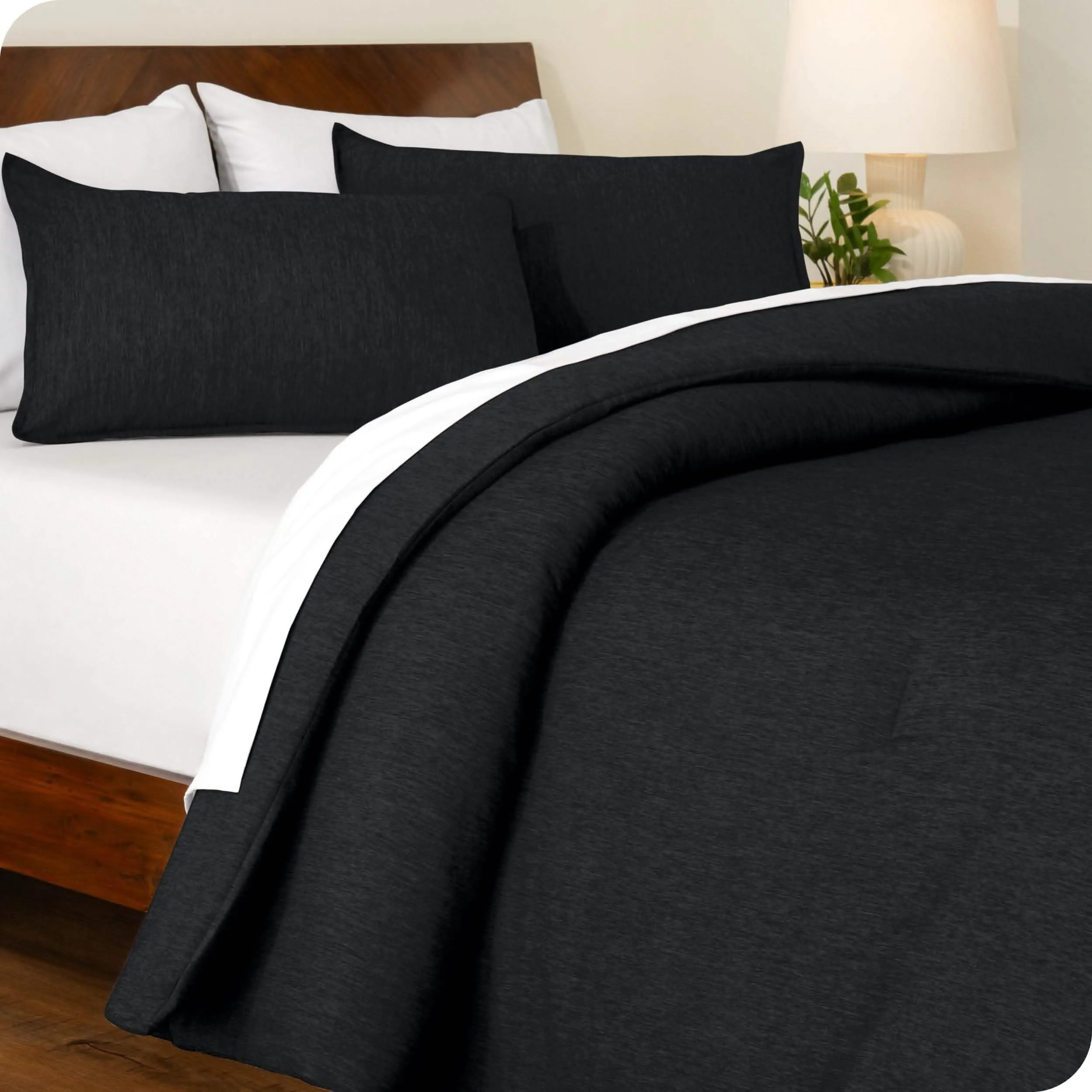 Down Alternative Track Stitch Comforter Set